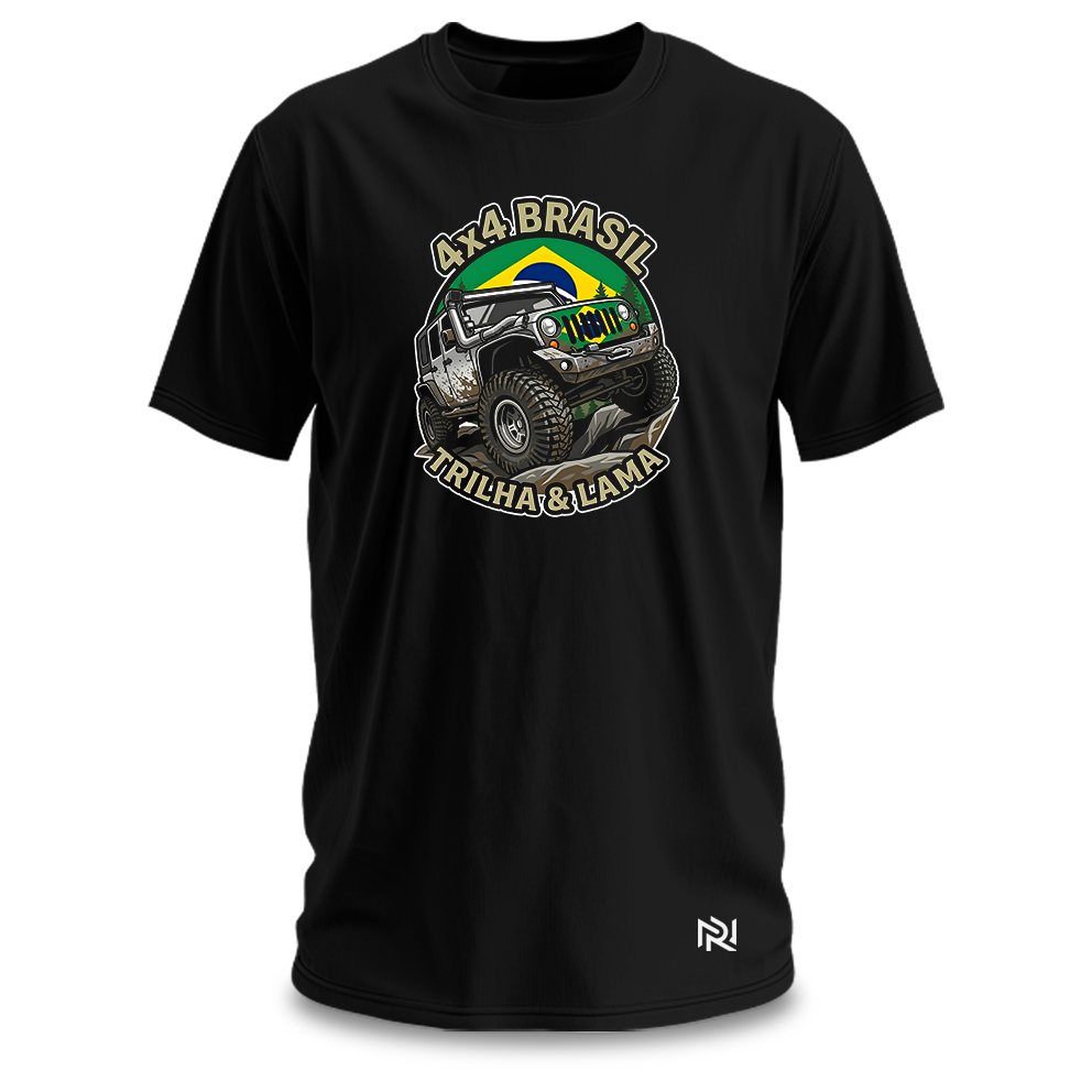 Camiseta Masculina 4X4 Brasil