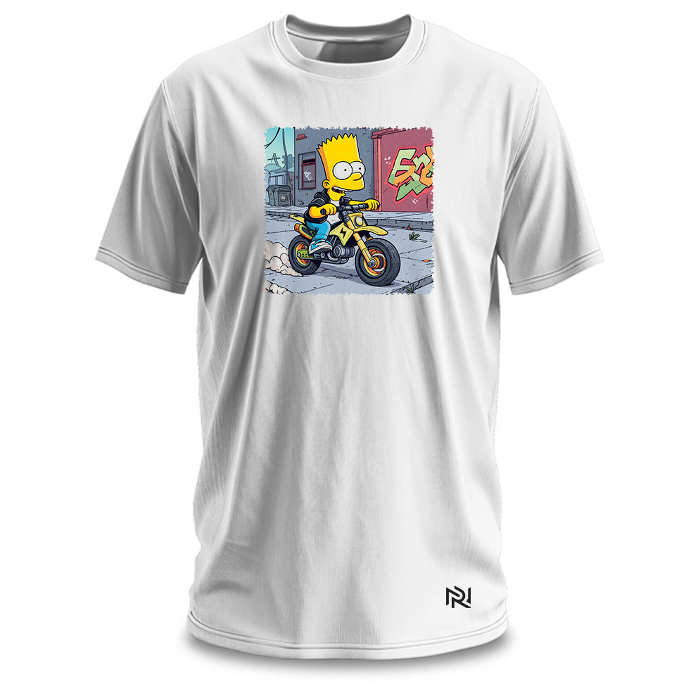 Camiseta Masculina Bart Motocross