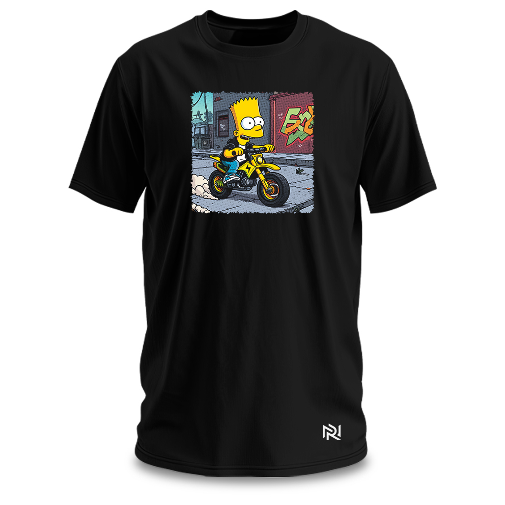 Camiseta Masculina Bart Motocross