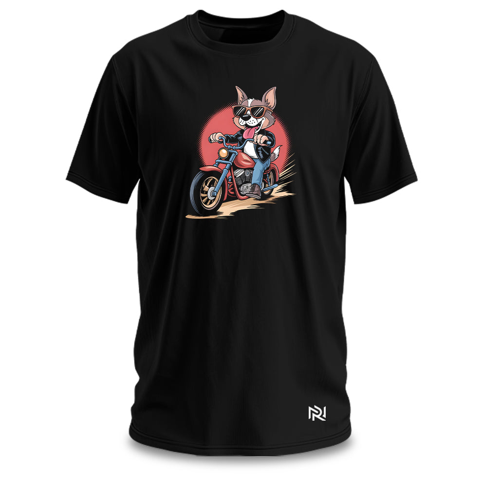 Camiseta Masculina Biker Dog