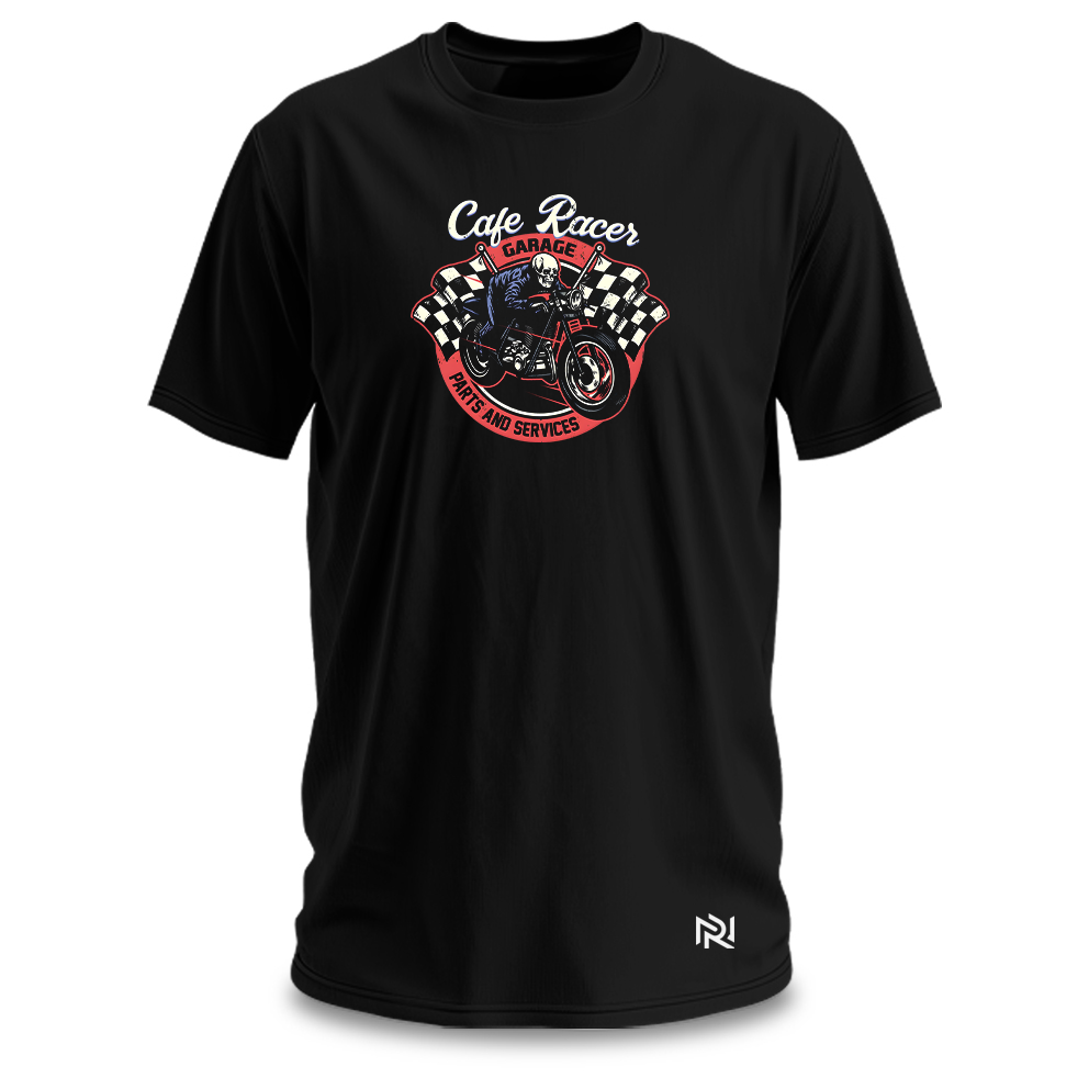Camiseta Masculina Cafe Racer Garage