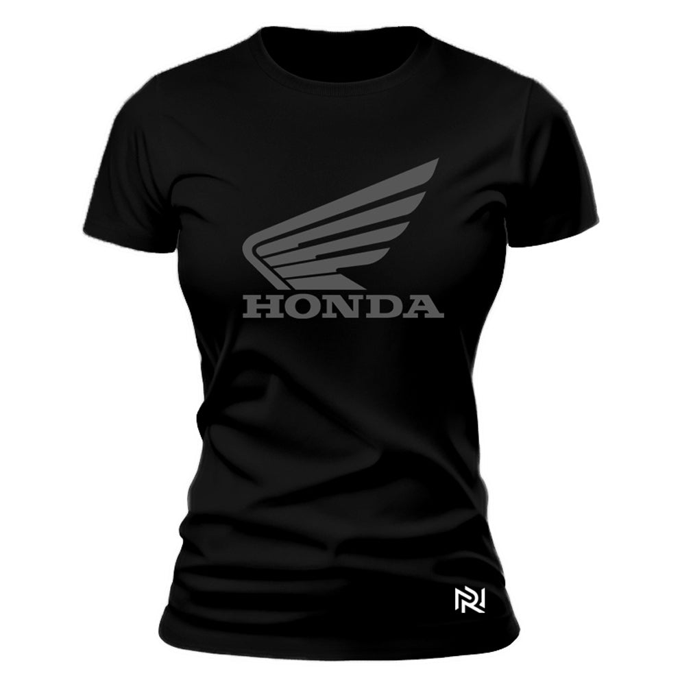 Camiseta Feminina Baby Look Honda Freedom Wings