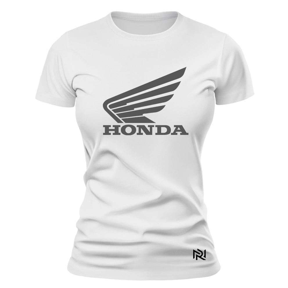 Camiseta Feminina Baby Look Honda Freedom Wings