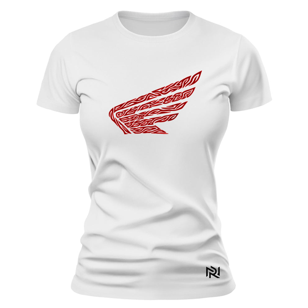 Camiseta Feminina Baby Look Honda Tribal Spirit
