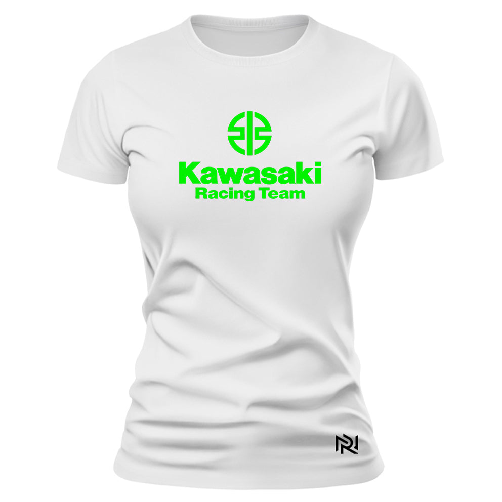 Camiseta Feminina Baby Look Kawasaki Racing Team