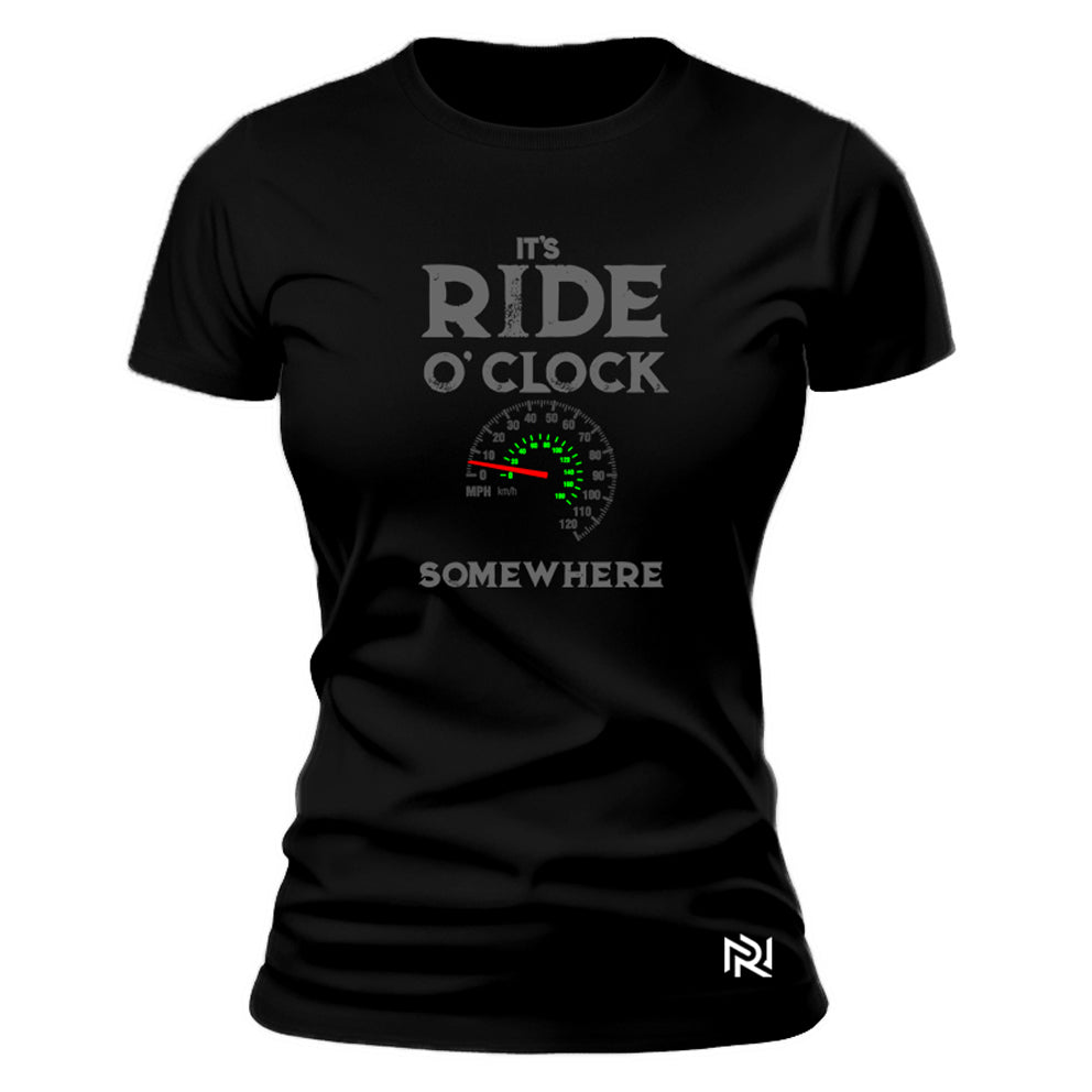 Camiseta Feminina Baby Look Clock