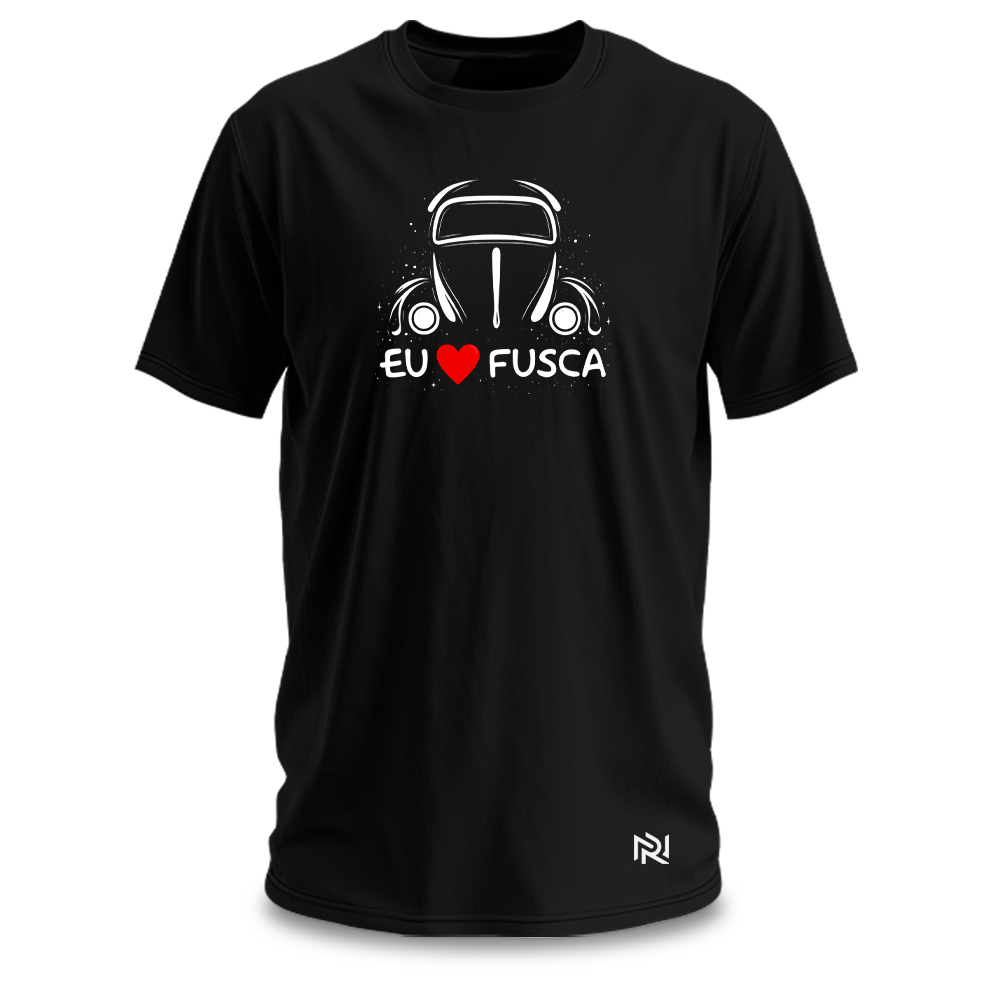 Camiseta Masculina Eu Amo Fusca