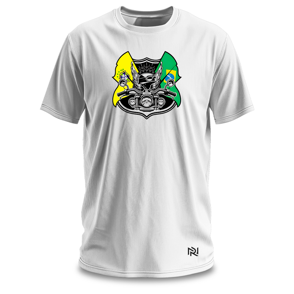 Camiseta Masculina Moto Brasil