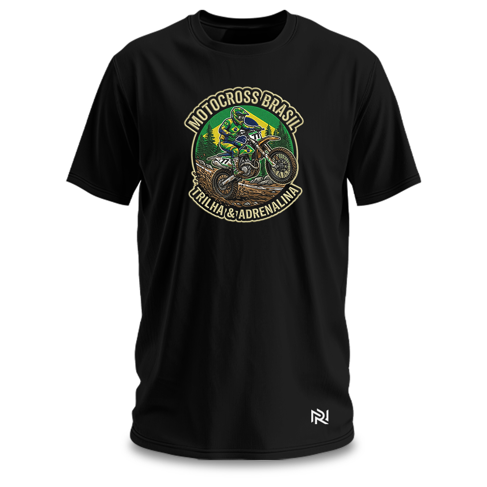 Camiseta Masculina Motocross Brasil