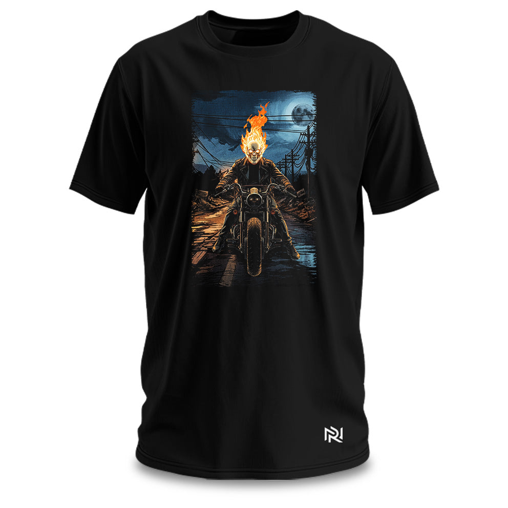 Camiseta Masculina Motoqueiro Fantasma