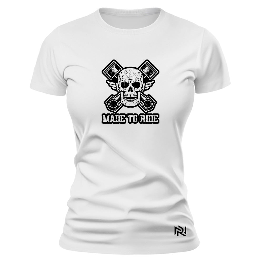 Camiseta Feminina Baby Look Made To Ride