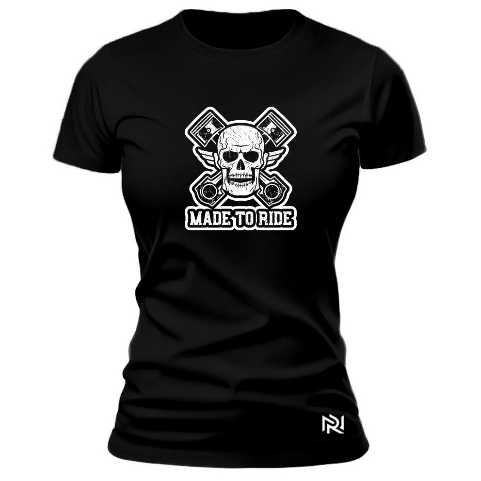 Camiseta Feminina Baby Look Made To Ride