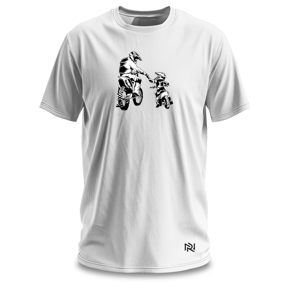 Camiseta Masculina Motocross Pai e Filho
