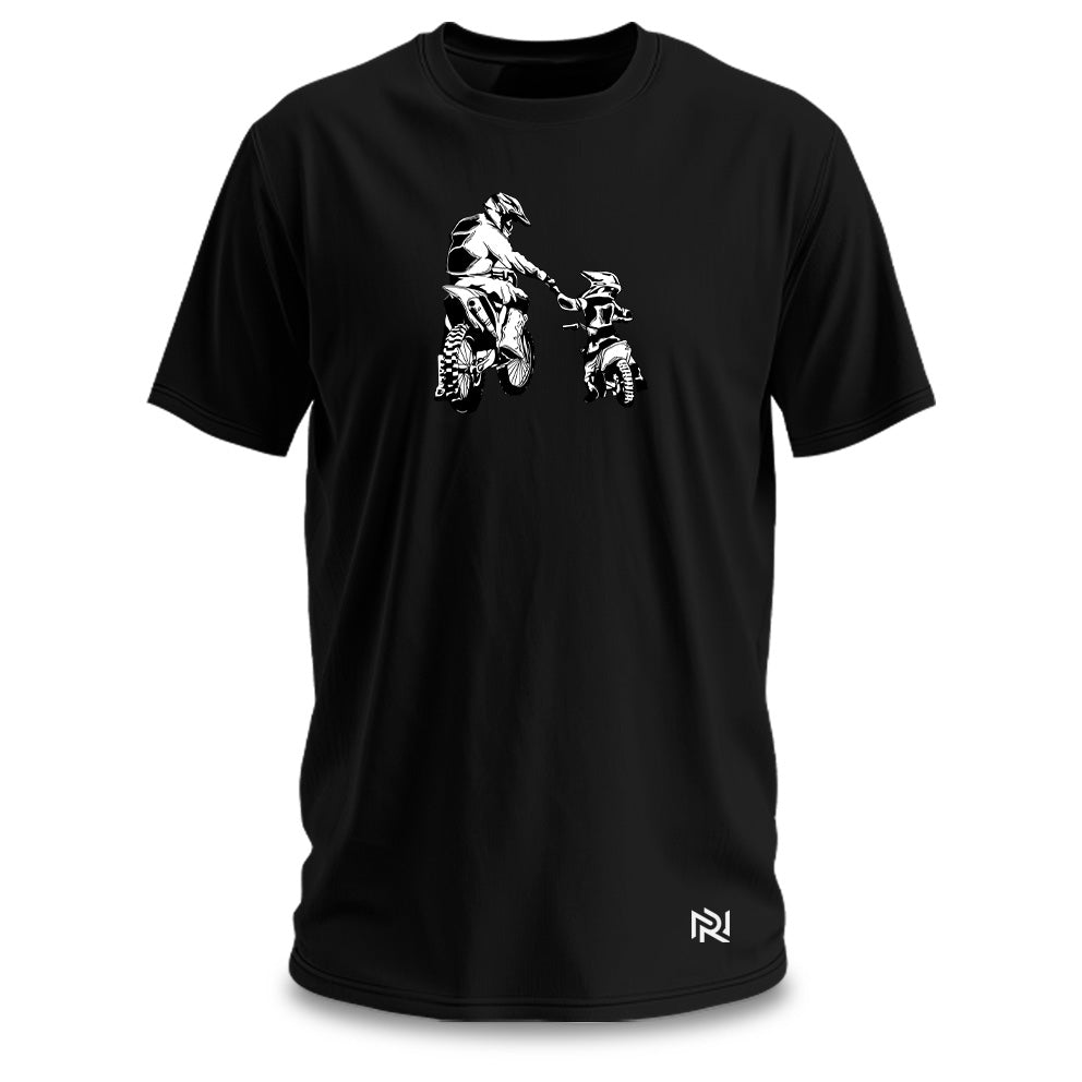 Camiseta Masculina Motocross Pai e Filho