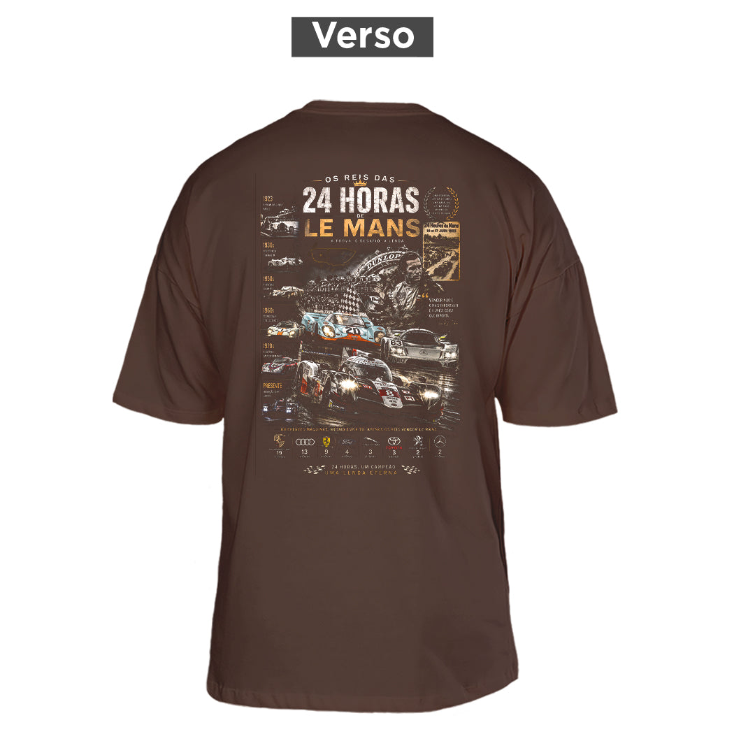 Camiseta Oversized 24h Le Mans, costas: estampa principal