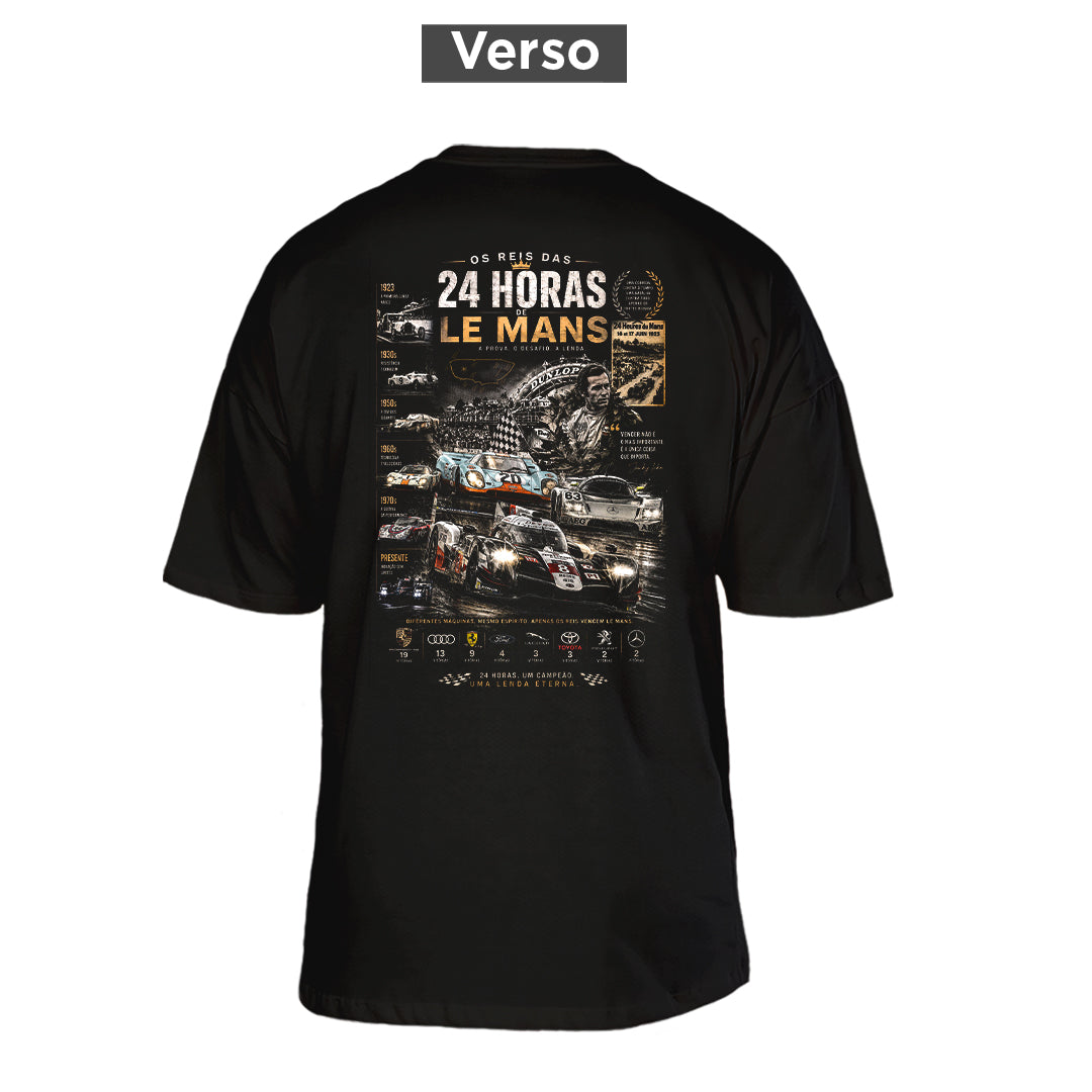 Camiseta Oversized 24h Le Mans, costas: estampa principal