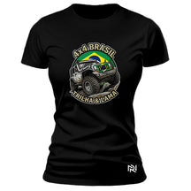 Camiseta Feminina Baby Look 4X4 Brasil