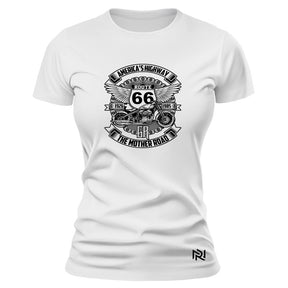 Camiseta Feminina Baby Look America's Highway