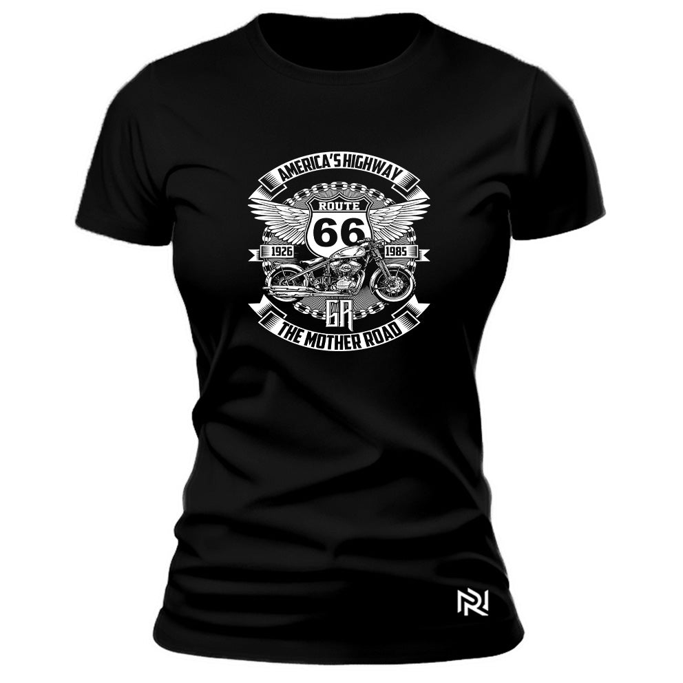 Camiseta Feminina Baby Look America's Highway