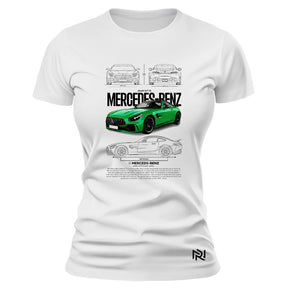 Camiseta Feminina Baby Look AMG