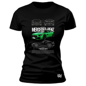 Camiseta Feminina Baby Look AMG