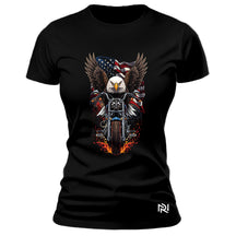 Camiseta Feminina Baby Look Aguia USA