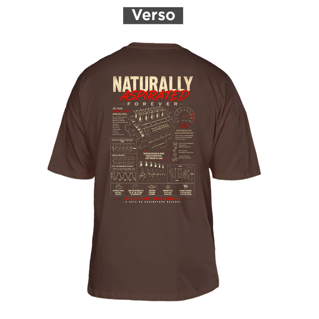 Camiseta Oversized Aspirado, costas: estampa principal