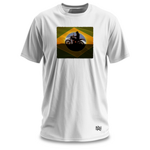 Camiseta Masculina Brasil Motorcycle
