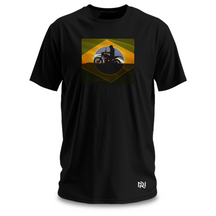 Camiseta Masculina Brasil Motorcycle