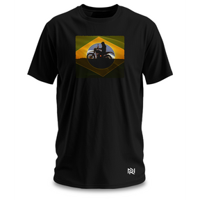 Camiseta Masculina Brasil Motorcycle