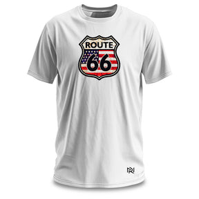 Camiseta Masculina Bandeira Route 66