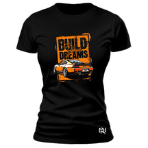 Camiseta Feminina Baby Look Build Your Dreams