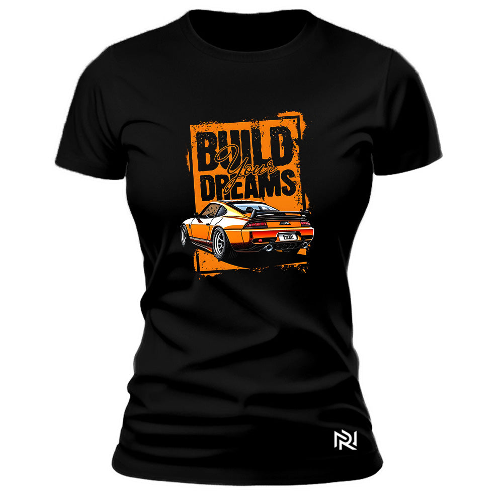 Camiseta Feminina Baby Look Build Your Dreams