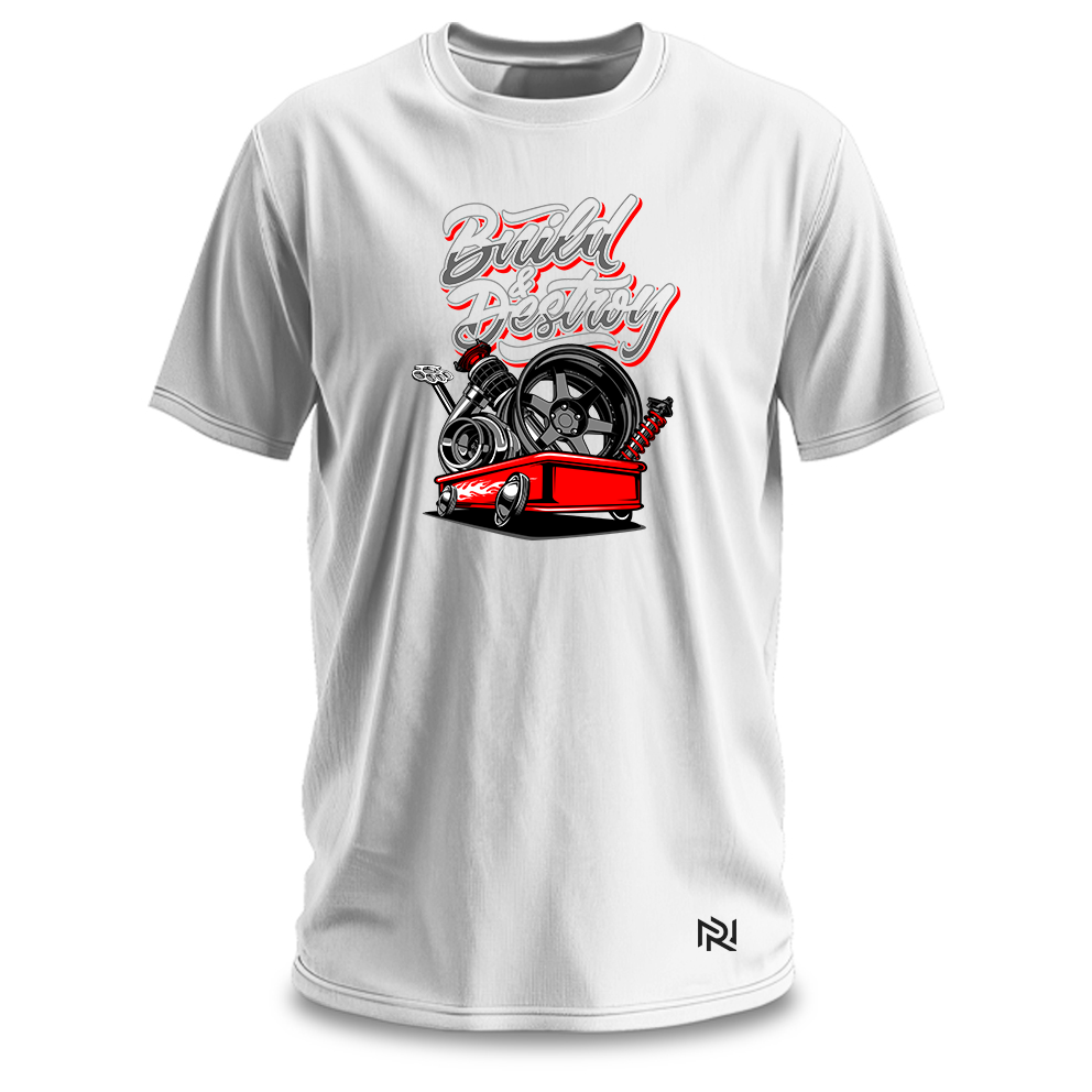 Camiseta Masculina Build & Destroy