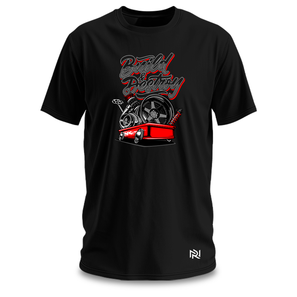 Camiseta Masculina Build & Destroy