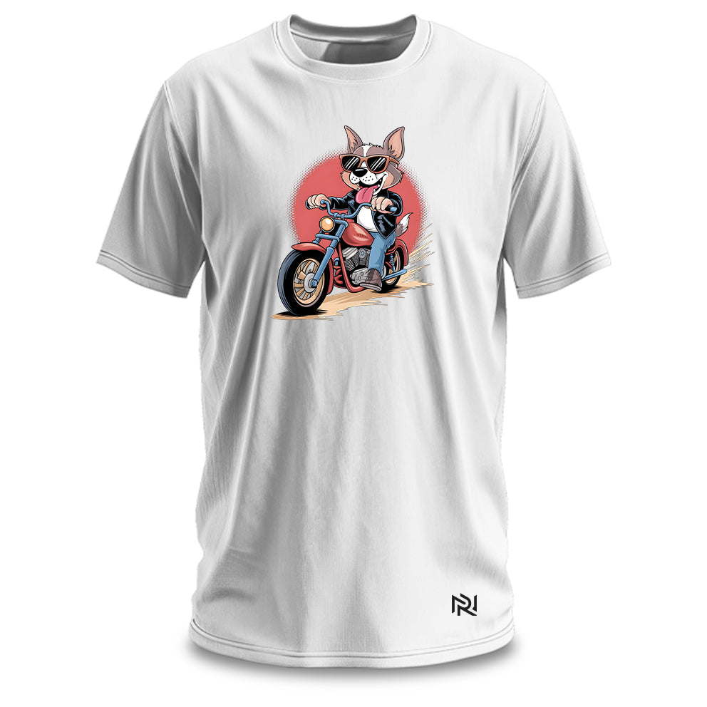 Camiseta Masculina Biker Dog