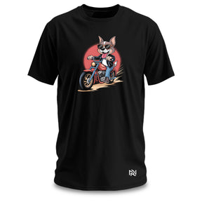 Camiseta Masculina Biker Dog