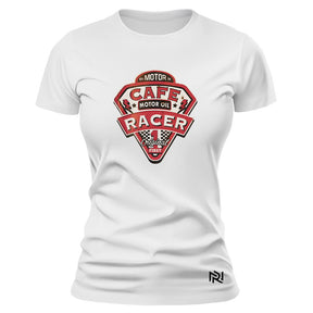 Camiseta Feminina Baby Look Cafe Racer