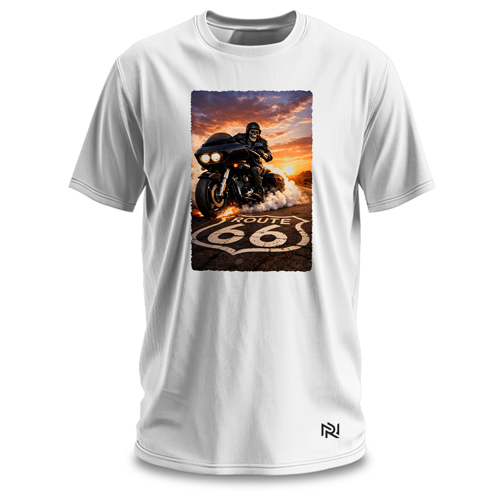 Camiseta Masculina Caveira Route