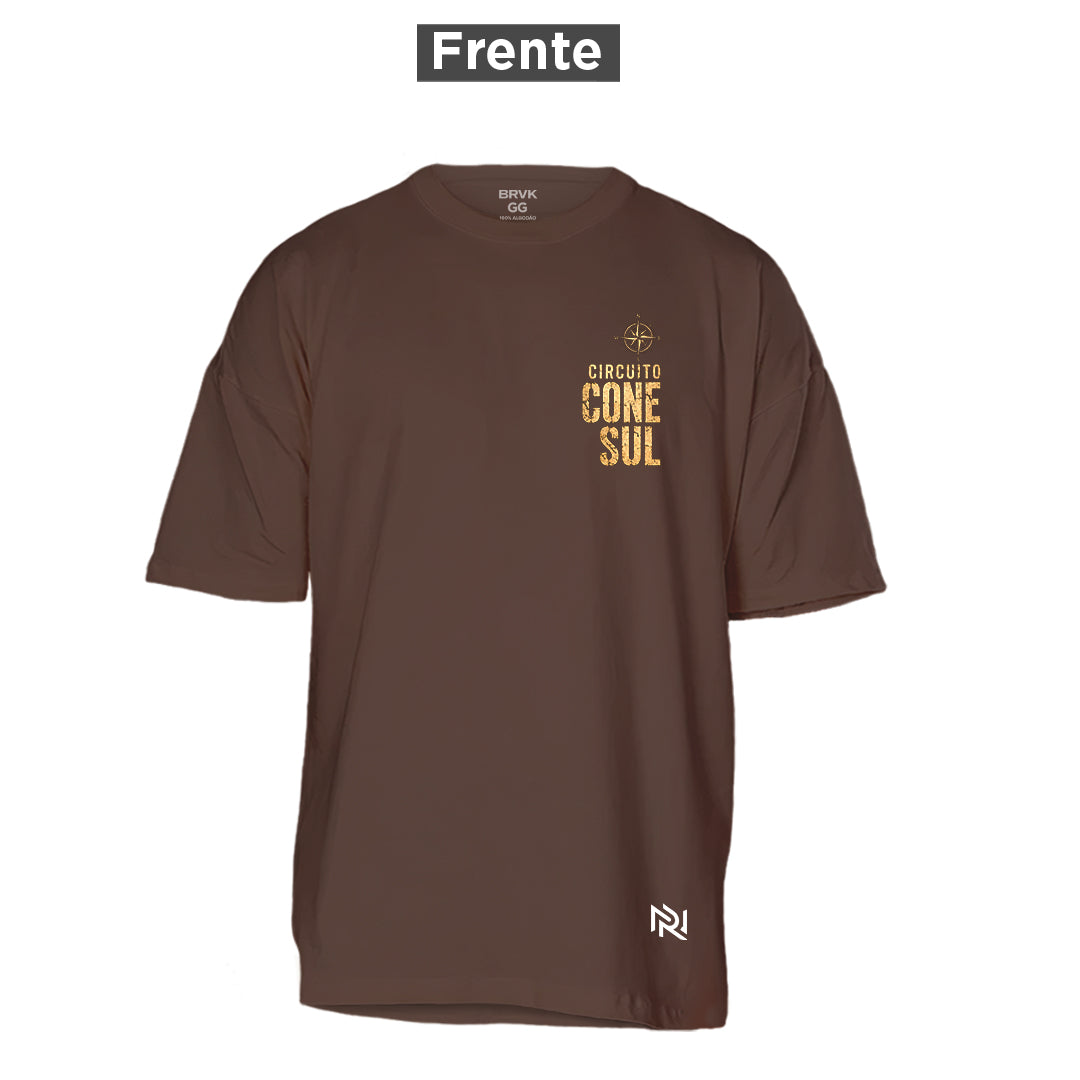 Camiseta Oversized Cone Sul, frente