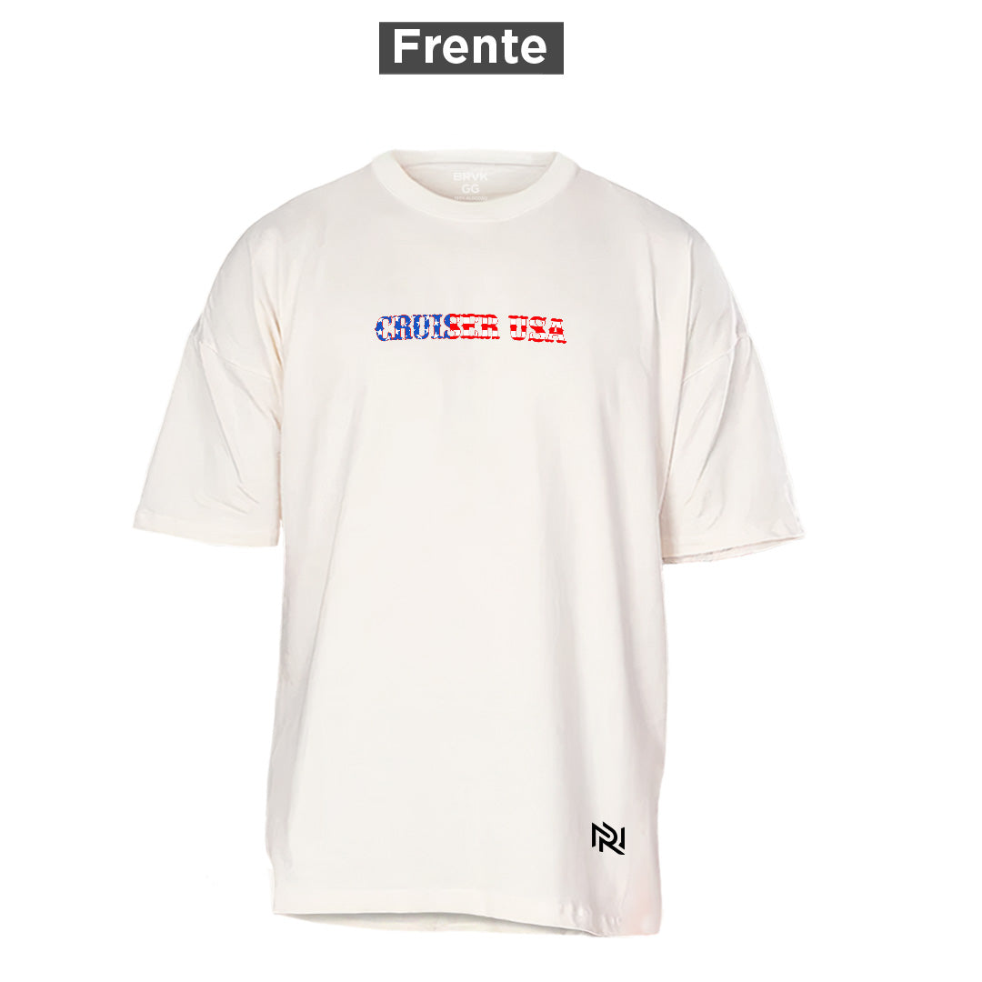 Camiseta Oversized Cruiser USA, frente