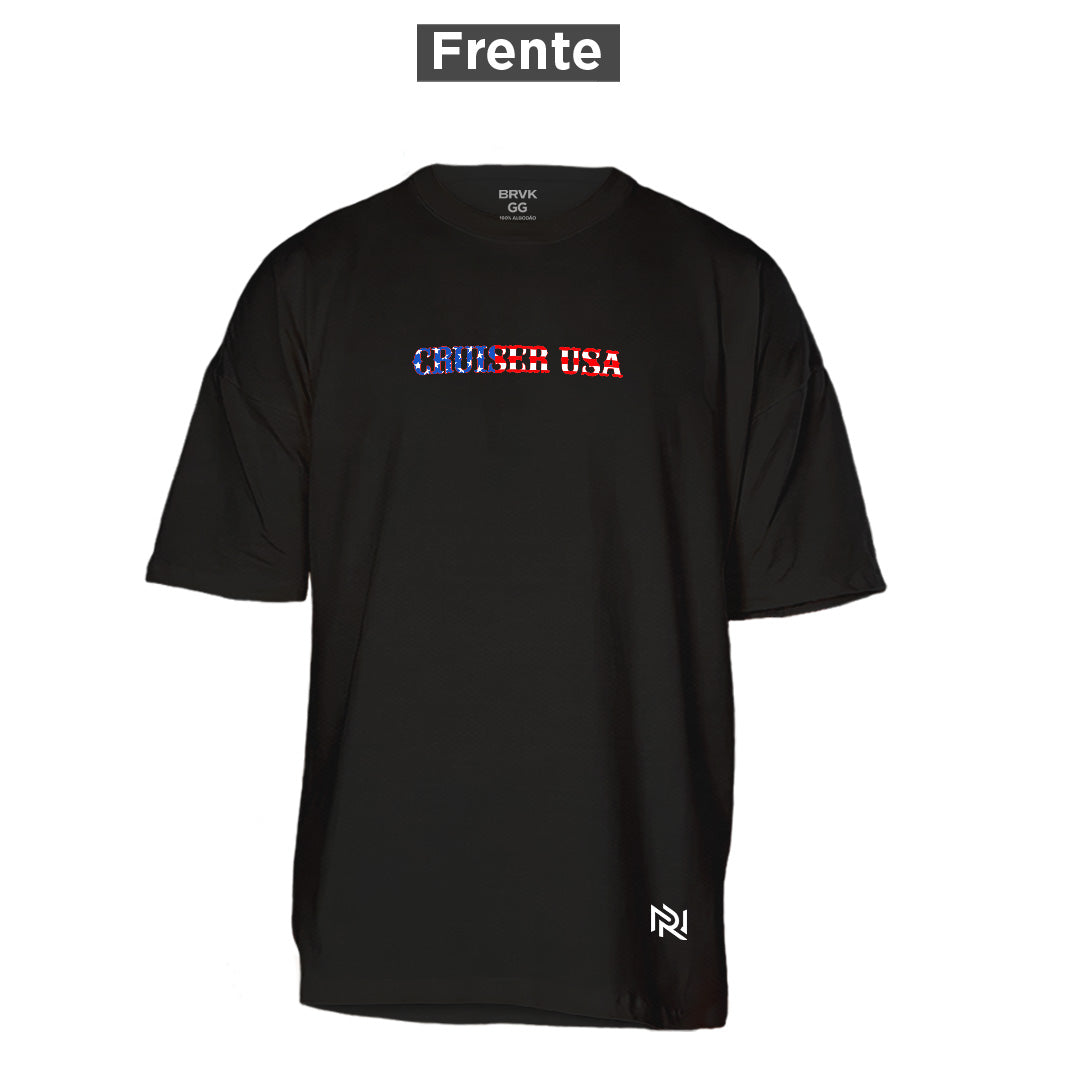 Camiseta Oversized Cruiser USA, frente