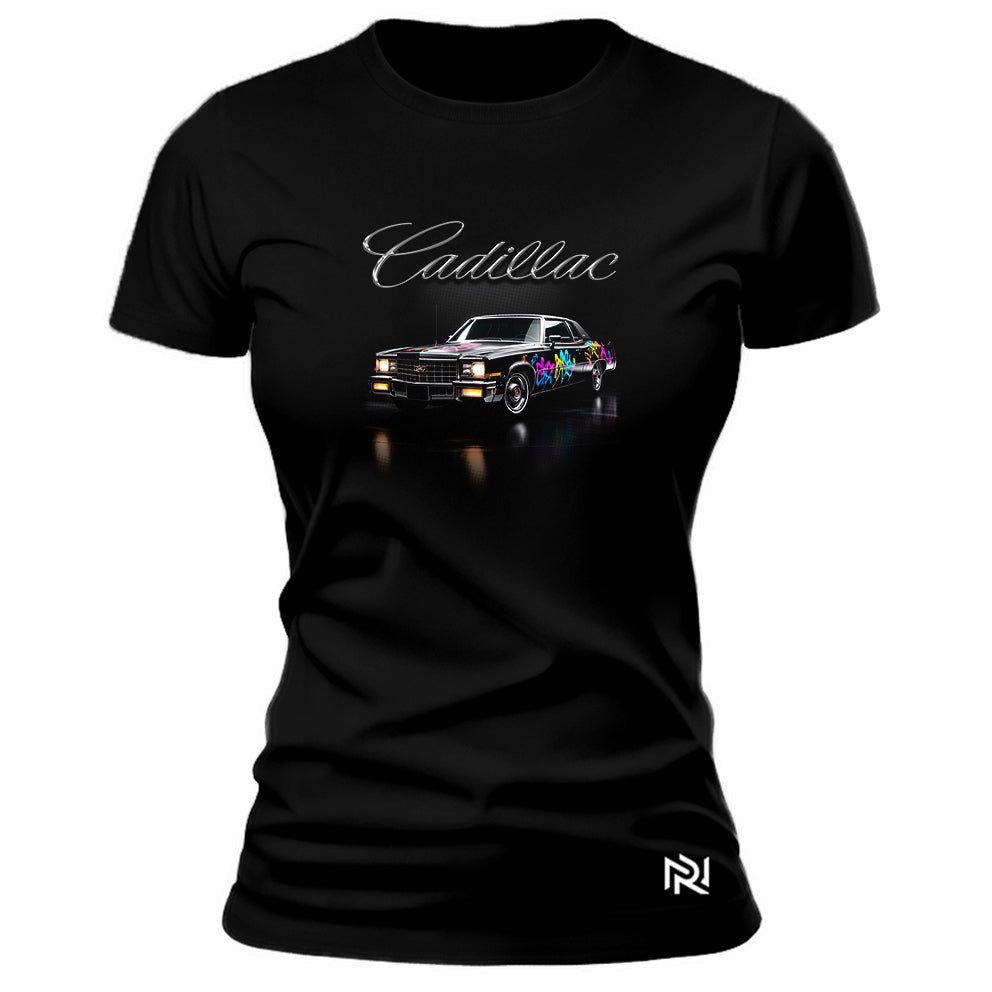 Camiseta Feminina Baby Look Cadillac