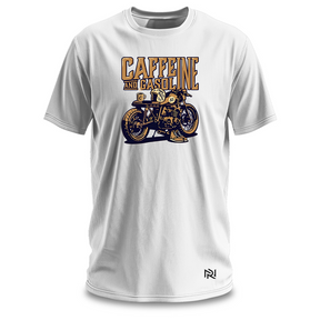 Camiseta Masculina Caffeine And Gasoline