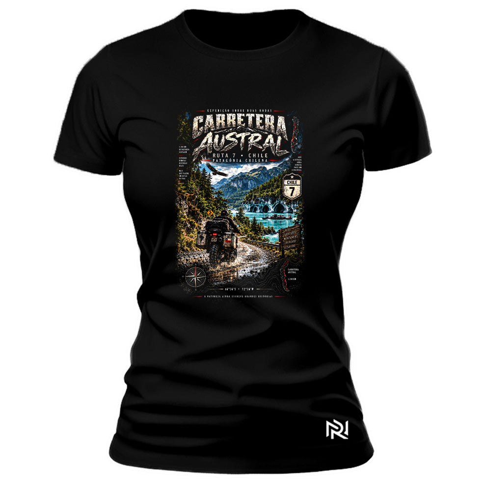 Camiseta Feminina Carretera Austral