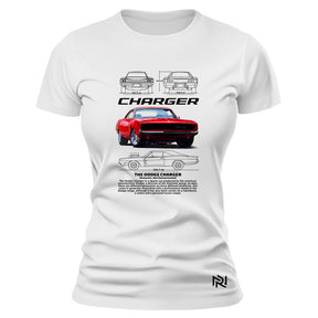 Camiseta Feminina Baby Look Charger