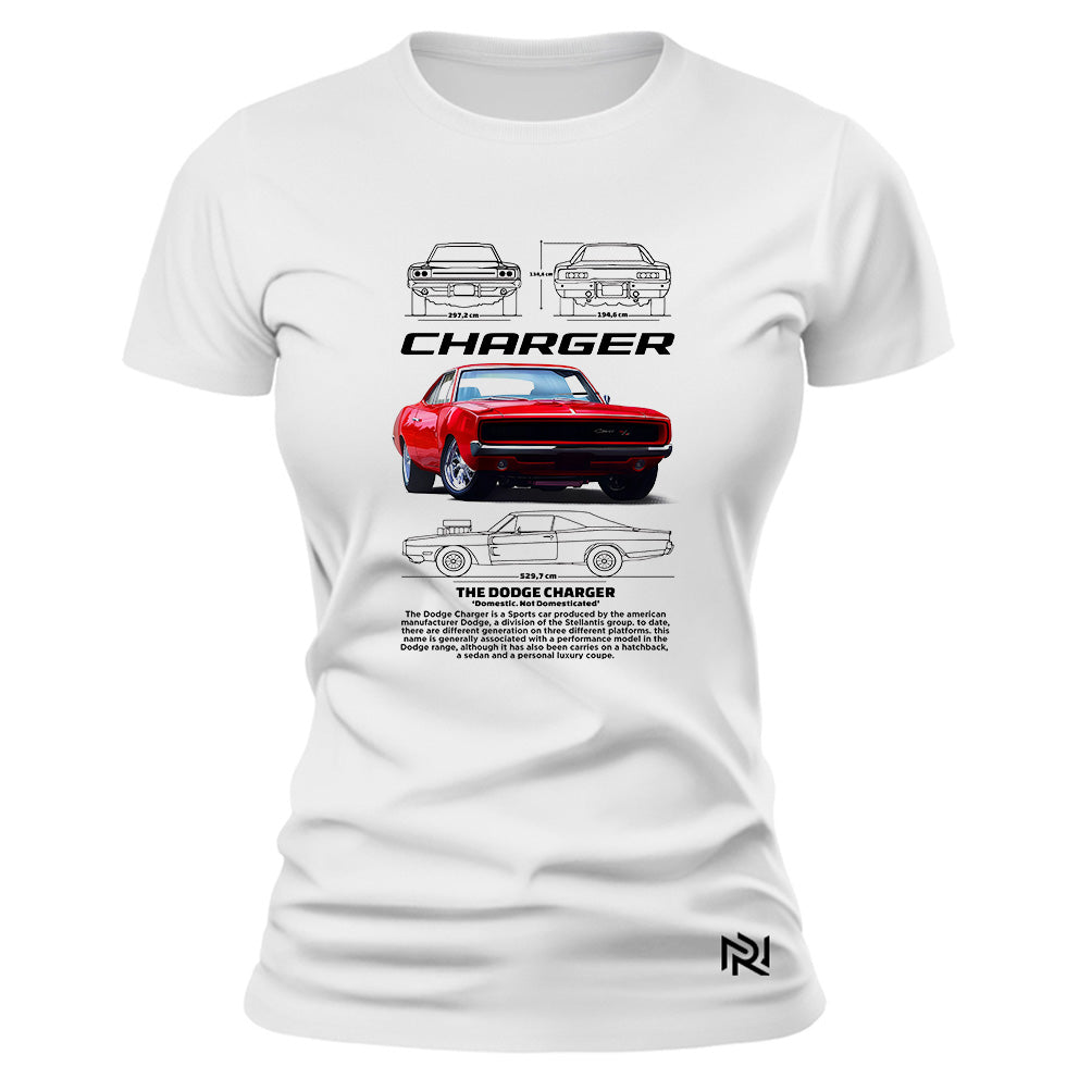 Camiseta Feminina Baby Look Charger