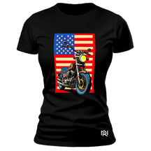 Camiseta Feminina Baby Look Cruiser USA