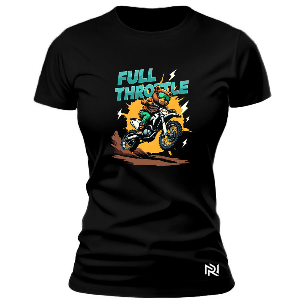 Camiseta Feminina Baby Look Dirt Bear