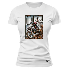 Camiseta Feminina Baby Look Dirt Devil